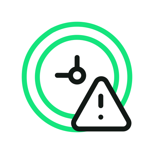 Icon showing SMB challenges with DIY privacy tools and costly hourly compliance advice